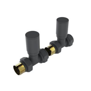 Valve - Manual Straight Valve - Anthracite Grey