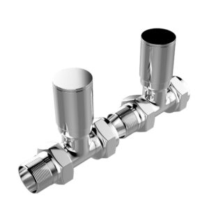Valve - Manual Straight Valve - Chrome